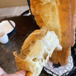 a half eaten pastry