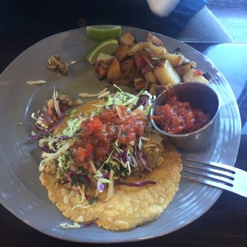 Coffee Plant Roaster - Delicious breakfast tacos!!! Potatoes are at extra cost as side order... - Coffee & Tea Near Me - Eugene, Oregon