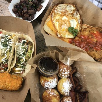 Katalina's - Nutella pancake balls, breakfast chick 'wich, award winning breakfast tacos. - Breakfast & Brunch Near Me - Columbus, Ohio Katalina's - Nutella pancake balls, breakfast chick 'wich, award winning breakfast tacos. - Breakfast & Brunch Near Me - Columbus, Ohio