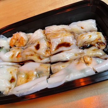Joe's Steam Rice Roll - Shrimp Steam Rice Roll - Dim Sum Near Me - Flushing, New York Joe's Steam Rice Roll - Shrimp Steam Rice Roll - Dim Sum Near Me - Flushing, New York