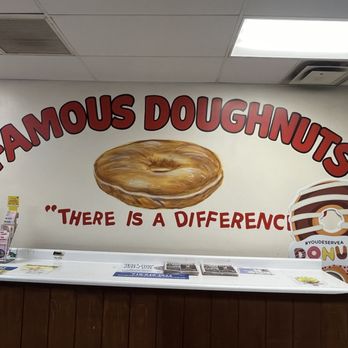 Famous Doughnuts - Picture on the inside, if you see this sign, it's a sign that you're in for the most famous donut in buffalo ny, hands down the BEST DONUT. - Donuts Near Me - Buffalo, New York