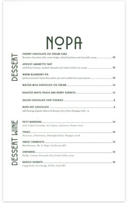 Menu photo 1 Nopa San Francisco, CA Menu photo 1 Nopa San Francisco, CA