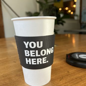 Farley's East - a cup of coffee with the words you belong here on it - Coffee & Tea Near Me - Oakland, California Farley's East - a cup of coffee with the words you belong here on it - Coffee & Tea Near Me - Oakland, California