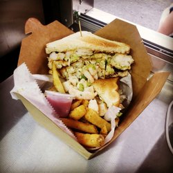 The Baltimore Crab Company & Catering - Want shrimp salad, but also want a crab cake? Why choose, when you can have our Chesapeake Club! The best of both worlds!