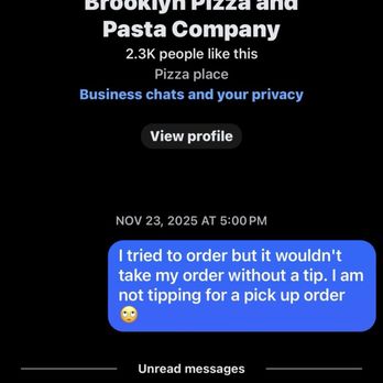 Brooklyn Pizza and Pasta - Unbelievably horrible service. If I were cheap I wouldn't be trying to support a supposed local business! - Pizza Near Me - Helena, Montana