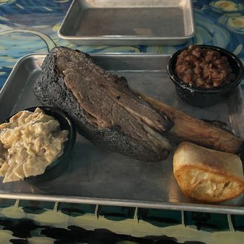The Stellar Hog - Sunday's Beef Rib, creamy cabbage, and pit beans - Beer Gardens Near Me - Saint Louis, Missouri