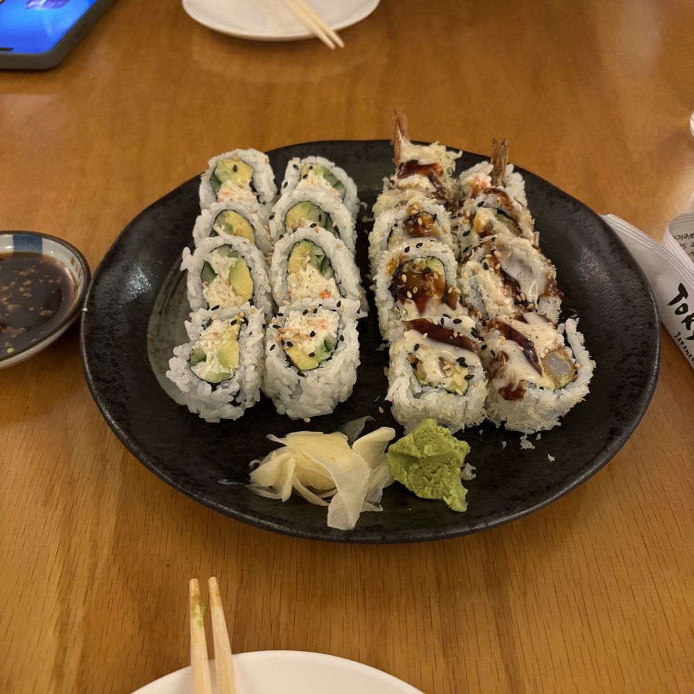Tokyo House Restaurant - My California Roll and Crunch Roll - Sushi Bars Near Me - Everett, Washington
