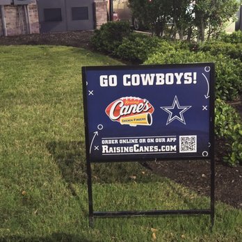 Raising Cane's Chicken Fingers - What?! Yes! Go Cowboys! - Fast Food Near Me - Hurst, Texas Raising Cane's Chicken Fingers - What?! Yes! Go Cowboys! - Fast Food Near Me - Hurst, Texas