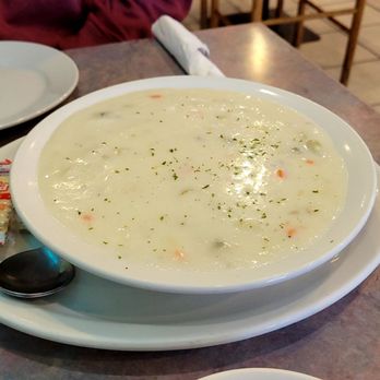 Austin Fish & Chips - a bowl of soup on a table - Seafood Near Me - Maple Ridge, British Columbia Austin Fish & Chips - a bowl of soup on a table - Seafood Near Me - Maple Ridge, British Columbia