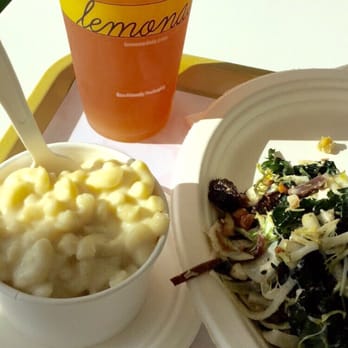 Lemonade - White truffle Mac n cheese, coconut Apple Arnold Palmer, and bresaola, fig, pear, etc. salad portion(: - New American Near Me - Huntington Beach, California Lemonade - White truffle Mac n cheese, coconut Apple Arnold Palmer, and bresaola, fig, pear, etc. salad portion(: - New American Near Me - Huntington Beach, California