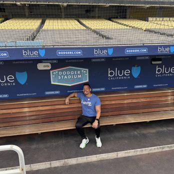 Dodger Stadium Tour - Visitors dugout. - Tours Near Me - Los Angeles, California