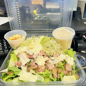 Lunch @ 1350 - Tri Tip Caesar salad with avocado and sprouts!!!! - Salad Near Me - Martinez, California Lunch @ 1350 - Tri Tip Caesar salad with avocado and sprouts!!!! - Salad Near Me - Martinez, California