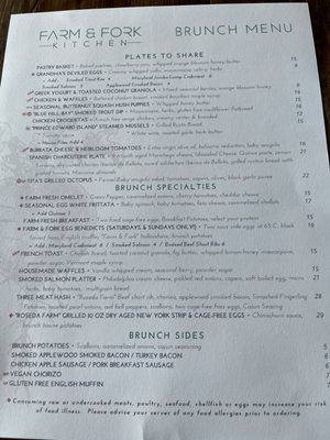 Menu photo 2 Farm & Fork Kitchen Ashburn, VA Menu photo 2 Farm & Fork Kitchen Ashburn, VA