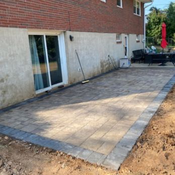 TMLB Landscaping - 300 sq ft patio installation. My company installed two days in and out Columbia Md customer - Landscaping Near Me TMLB Landscaping - 300 sq ft patio installation. My company installed two days in and out Columbia Md customer - Landscaping Near Me