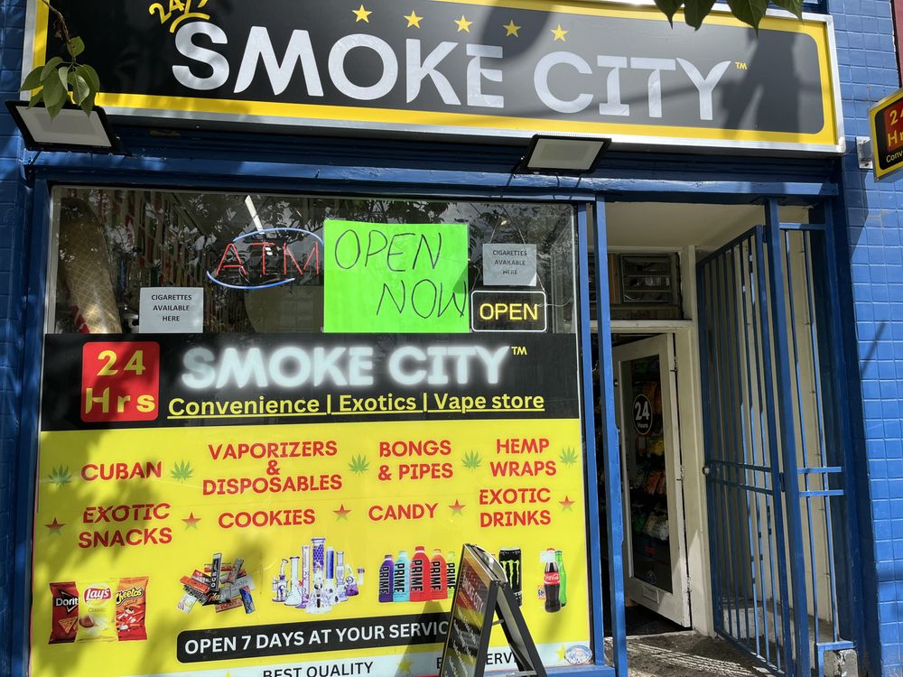 24/7 SMOKE CITY Updated September 2024 2312 Granville St, Vancouver