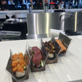Temaki Bar - Spicy Truffle Salmon, tuna, salmon skin, salmon - Sushi Bars Near Me - San Jose, California