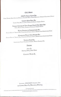 Menu photo 7 Ogo Wailuku, HI Menu photo 7 Ogo Wailuku, HI
