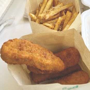 La Tour Cafe - Tenders w/ the best seasoned Garlic fries Could we have more dipping sauce options? - Cafes Near Me - Honolulu, Hawaii La Tour Cafe - Tenders w/ the best seasoned Garlic fries Could we have more dipping sauce options? - Cafes Near Me - Honolulu, Hawaii