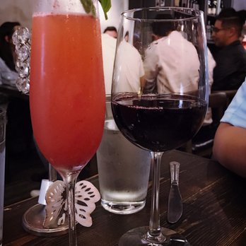 Prospect Gourmand - Strawberry mimosa and house Malbec - New American Near Me - Beverly Hills, California Prospect Gourmand - Strawberry mimosa and house Malbec - New American Near Me - Beverly Hills, California