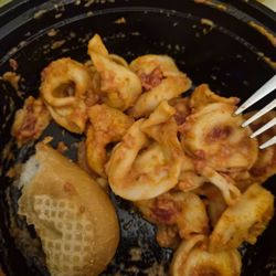 Pellegrino's Authentic Italian Food - This is what was left after I had my fill for dinner. I already know I will be coming back to finish this in a couple hours lol.