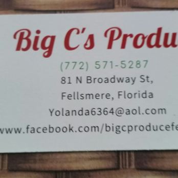 Big C's Produce - Fruits & Veggies Near Me - Fellsmere, Florida