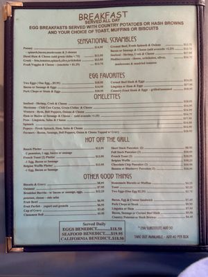 Menu photo 4 Carla's Country Kitchen Morro Bay, CA