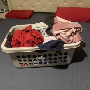 Columbus Perfect Clean - Basket of dirty clothes (Before) - Home Cleaning Near Me Columbus Perfect Clean - Basket of dirty clothes (Before) - Home Cleaning Near Me
