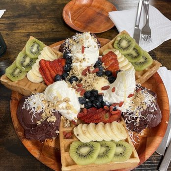 Waffle and Berry - Kireina Hana $32 - Waffles Near Me - Honolulu, Hawaii Waffle and Berry - Kireina Hana $32 - Waffles Near Me - Honolulu, Hawaii