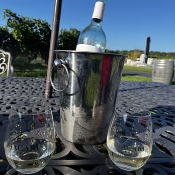 Macari Vineyards - Perfectly filled wine glasses with Sauvignon Blanc Katherine's Field at Macari vineyards on this beautiful day. - Wineries Near Me - Mattituck, New York Macari Vineyards - Perfectly filled wine glasses with Sauvignon Blanc Katherine's Field at Macari vineyards on this beautiful day. - Wineries Near Me - Mattituck, New York
