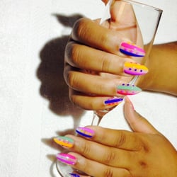 Euphoria Nail Bar - I love this place its so social and pleasant and as you can see they do great nails...definitely a constant go to...