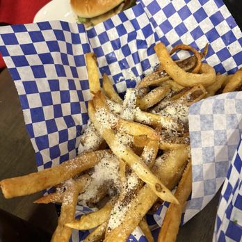 Marks Burgers - Parmesan fries. - Burgers Near Me - Cathedral City, California Marks Burgers - Parmesan fries. - Burgers Near Me - Cathedral City, California