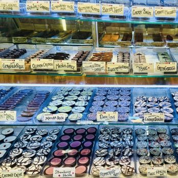 ChocolaTree - Homemade organic fair-trade chocolates in the front case - Vegetarian Near Me - Sedona, Arizona