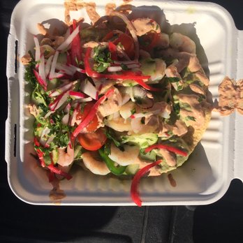 Charro Negro - Tostada shrimps - Food Trucks Near Me - Santa Rosa, California