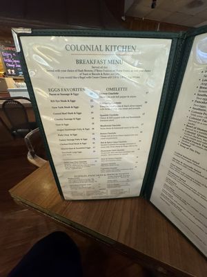 Colonial Kitchen Menu: Discover Timeless Culinary Delights