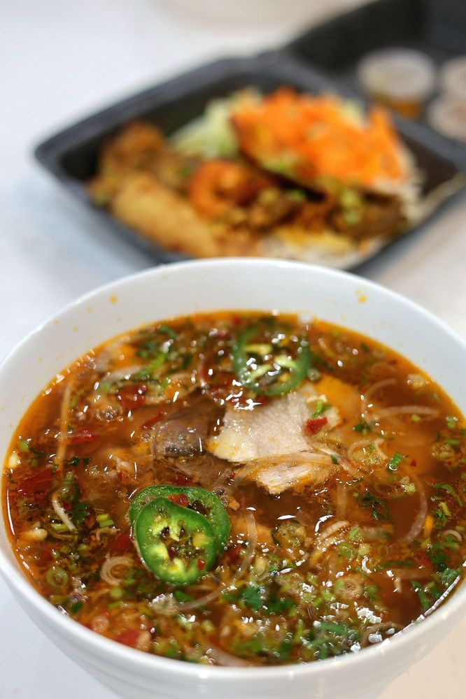 Food from Bayou Bubble Teahouse & Pho