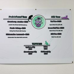 Cosmic Boba - Menu