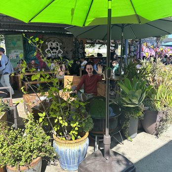 Spoke - My friend Chris enjoying him self - Breakfast & Brunch Near Me - Los Angeles, California