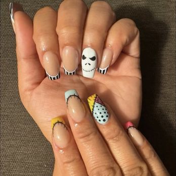 JoJo Nails - Halloween design - Nail Salons Near Me - Chino, California