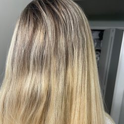 r.collective salon - Uneven Patchy Hair Color
