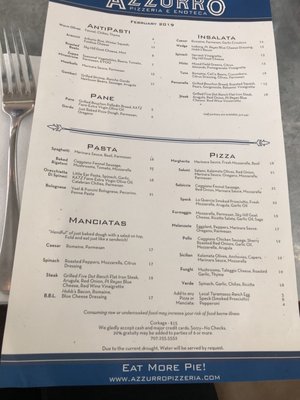 Menu photo 4 Azzurro Pizzeria Napa, CA Menu photo 4 Azzurro Pizzeria Napa, CA