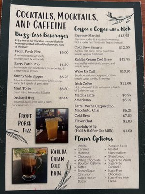 Menu photo 5 The Gilbert House Gilbert, AZ