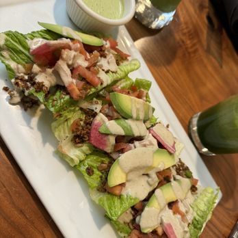 SunCafe - Lettuce Leaf Tacos fantastic flavors I didn't know I loved - Vegan Near Me - Studio City, California SunCafe - Lettuce Leaf Tacos fantastic flavors I didn't know I loved - Vegan Near Me - Studio City, California