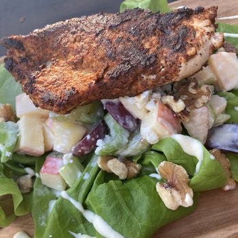 Firewater Kitchen + Bar - Salad with blackened chicken - Salad Near Me - Oakland, Maryland Firewater Kitchen + Bar - Salad with blackened chicken - Salad Near Me - Oakland, Maryland