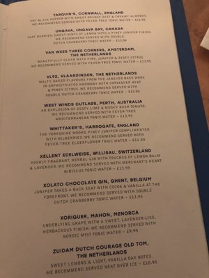 Menu photo 3 The Distillery London, XGL