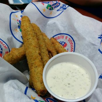 AllStar Wings and Ribs - Pickle spears with dill sauce. Not bad! - Chicken Wings Near Me - Pickering, Ontario AllStar Wings and Ribs - Pickle spears with dill sauce. Not bad! - Chicken Wings Near Me - Pickering, Ontario