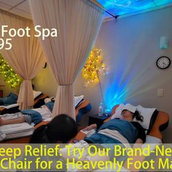 New Healing Foot Spa - Cozy Vibes & Deep Relief: Try Our Brand-New Ergonomic Foot Massager Chair for a Heavenly Foot Massage Session.