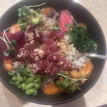 Sweet Basil - *Sesame Tuna Poke - New American Near Me - Vail, Colorado Sweet Basil - *Sesame Tuna Poke - New American Near Me - Vail, Colorado