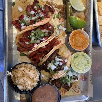 Twisted Trompo - 5 Taco Plate - Mexican Near Me - Dallas, Texas Twisted Trompo - 5 Taco Plate - Mexican Near Me - Dallas, Texas