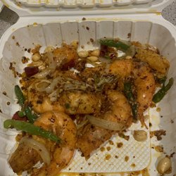 Goldie's Shoreline Casino - Szechuan Prawns