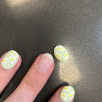 Creative Nails & Lounge - Popped nail with untouched cuticles. - Nail Salons Near Me - Hingham, Massachusetts